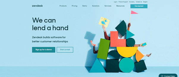 veille landing page